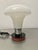 1970s Space Age White Glass Table Lamp, 1970s For Sale - Image 5 of 12