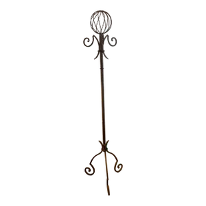 Late 20th Century Vintage Wrought Iron Coat Rack