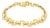 Mid 20th Century Chanel 18k Yellow Gold Bracelet Iconic C Logo Links 7" For Sale