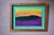 Plastic Multicolored Landscape Lyrical Abstraction, 1980s, Acrylic Paint, Framed For Sale - Image 7 of 7