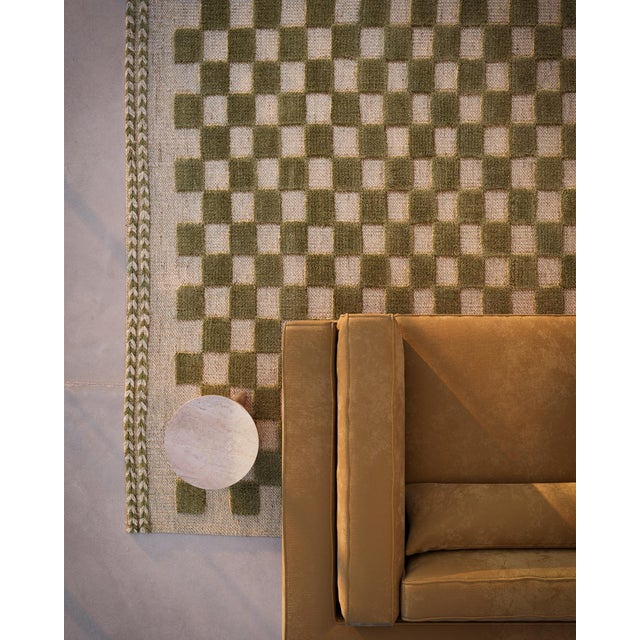 Contemporary Momeni Willow Green Hand Woven Area Rug 9' X 12' For Sale - Image 3 of 10