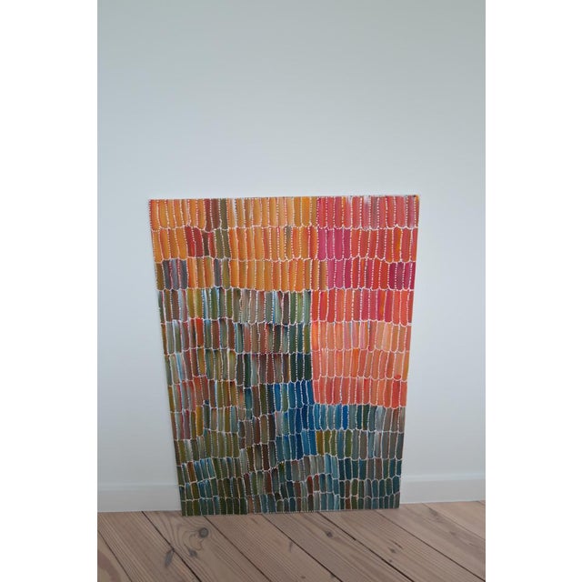 "Bush Yams" Aboriginal Painting Chairish