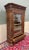 French Antique French Renaissance Revival Bookcase Cabinet Side Doors Oak C. 1880s For Sale - Image 3 of 13