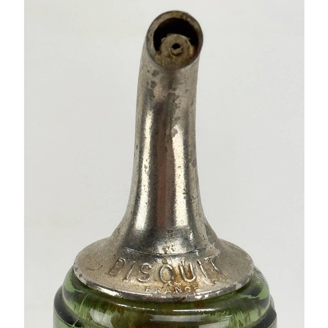 Mid 20th Century French Art Deco–Style Bisquit Dubouché Cognac Service With Chrome Tilting Cradle & Gallon Display Bottle For Sale - Image 12 of 18