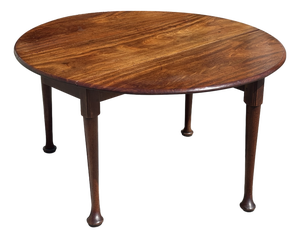 18th Century George II Mahogany Drop-Leaf Dining Table, 1760