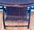 Faux Bamboo Camapign Style Occasional Table With Book Holder Lower Shelf For Sale - Image 4 of 10