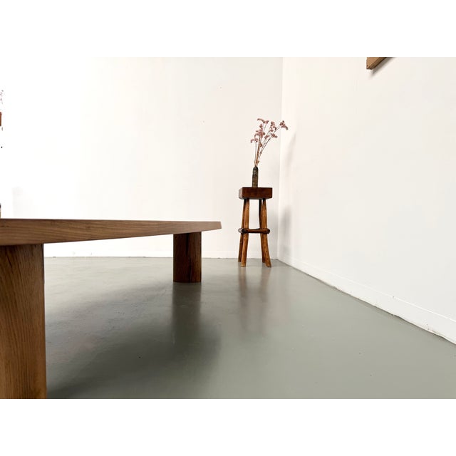 Freeform Coffee Table in Oak, 1950s For Sale - Image 12 of 18