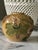 Antique Chinese Mustard Glazed Pottery Lotus & Crane Relief Vase / Ginger Jar For Sale - Image 13 of 16