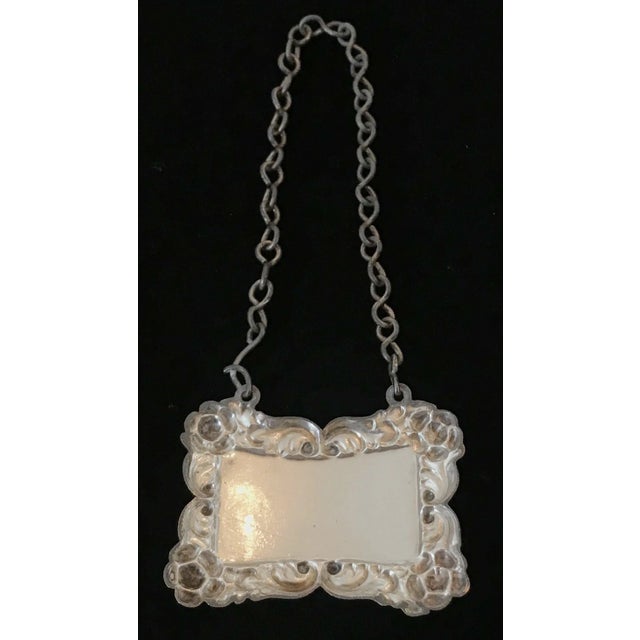 English Early 19th Century British Silver Sheffield Sherry Label For Sale - Image 3 of 5