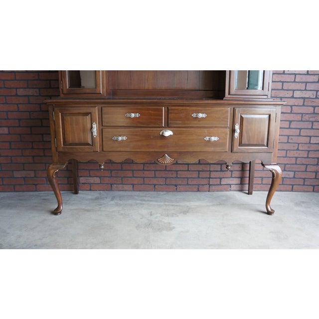 Classic elements of English and American designs were the inspiration for this Georgian Court China Hutch from Ethan...
