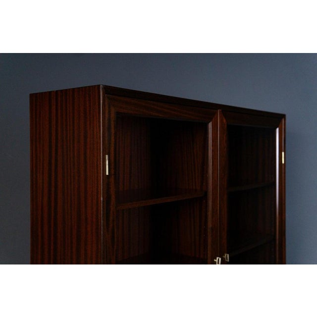 Mid-Century Mahogany Bookcase, 1970s For Sale - Image 11 of 15