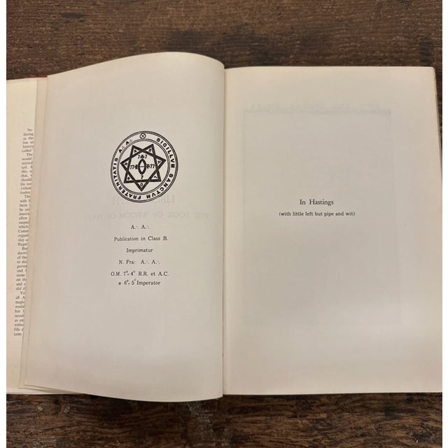 "Liber Aleph: The Book of Wisdom or Folly" by Aleister Crowley, 1st Edition For Sale - Image 10 of 16