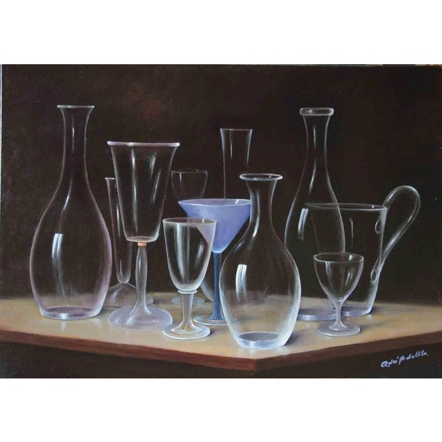 Vetrina di Parigi is an original oil on canvas realized in 2018 by the italian artist Adriano Bernetti da Vila. This piece...