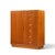 Mid-Century Modern Dyrlund Mid Century Danish Teak Armoire Highboy Dresser For Sale - Image 3 of 10