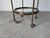 1970’s Maison Jansen Style Italian Hollywood Regency Brass & Glass Three-Tier Rolling Bar Cart With Removable Trays For Sale - Image 9 of 12