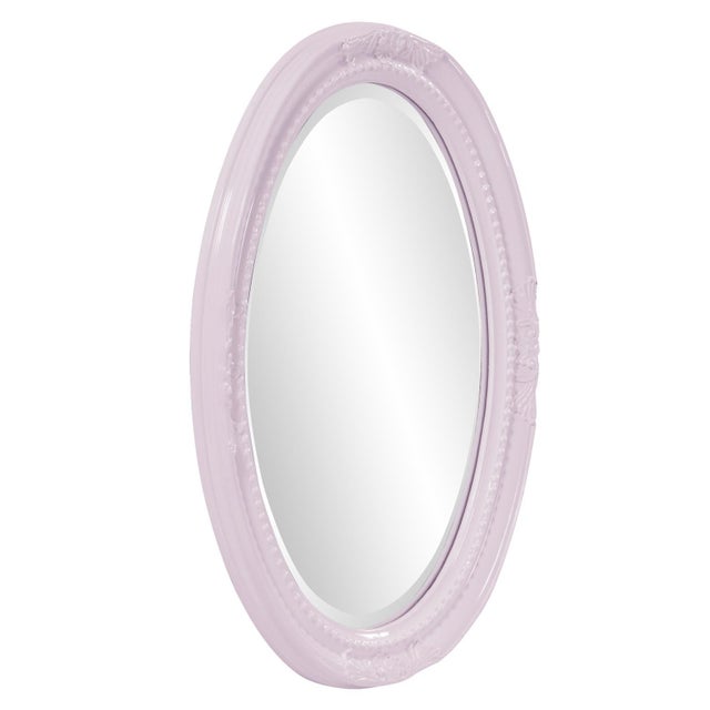 Queen Anne Queen Ann Mirror - Glossy Lilac For Sale - Image 3 of 8