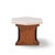 Brown Harvey Probber Mid Century Walnut and Terrazzo Top Hexagon Side Tables - Pair For Sale - Image 8 of 11