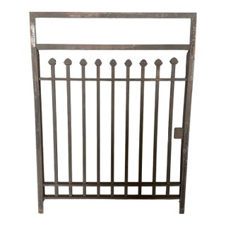 Antique Bronze Bank Teller Window For Sale