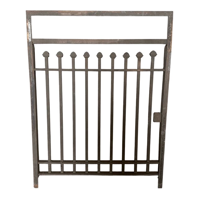 Antique Bronze Bank Teller Window For Sale