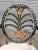 Late 20th Century Late 20th Century Pair of Karges Hepplewhite Plum Arm Chairs Ebonized, Carved Hand Painted Leather Fabric For Sale - Image 5 of 14