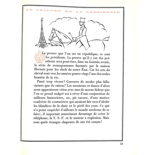 Cent Ans Ou Quelques Reflexions Sur La Collection Particuliere De m.h Hermes 1928 Hermes Sellier Paris For Sale - Image 9 of 11