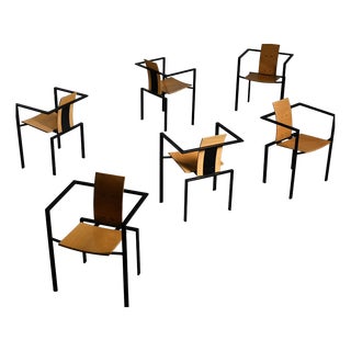 Vintage Trix Chairs by Karl Friedrich Förster for KFF Design, 1980s, Set of 6 For Sale
