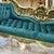 Textile Baroque Style Green Velvet Settee Tufted For Sale - Image 7 of 14