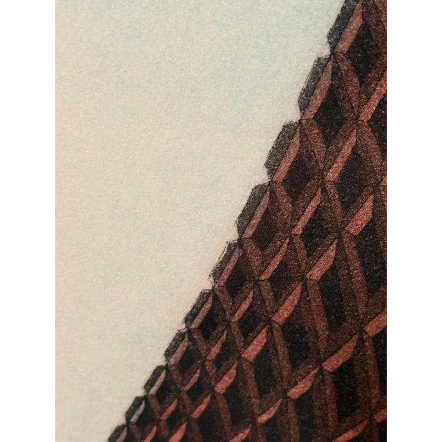 Drawing/Sketching Materials "Vertigo I" Architectural Artist's Proof by Hamzi For Sale - Image 7 of 9