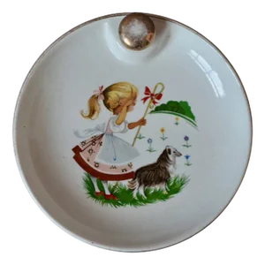 Salin Ceramic Infant Plate, 1960s