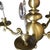 1990s English Georgian Style Heavy Brass 5 Arm Electric Chandelier For Sale In Los Angeles - Image 6 of 8