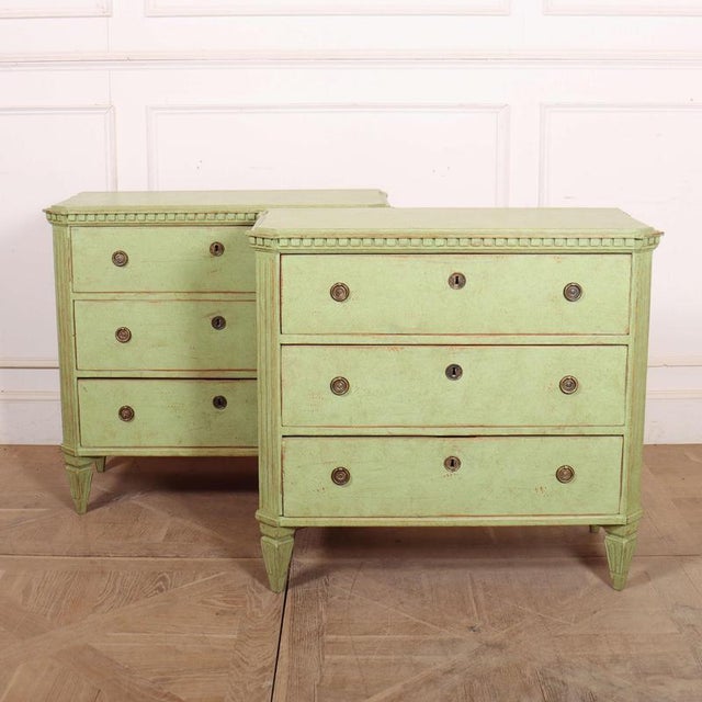 Vintage Swedish Commodes in Pine, Set of 2 For Sale - Image 13 of 13