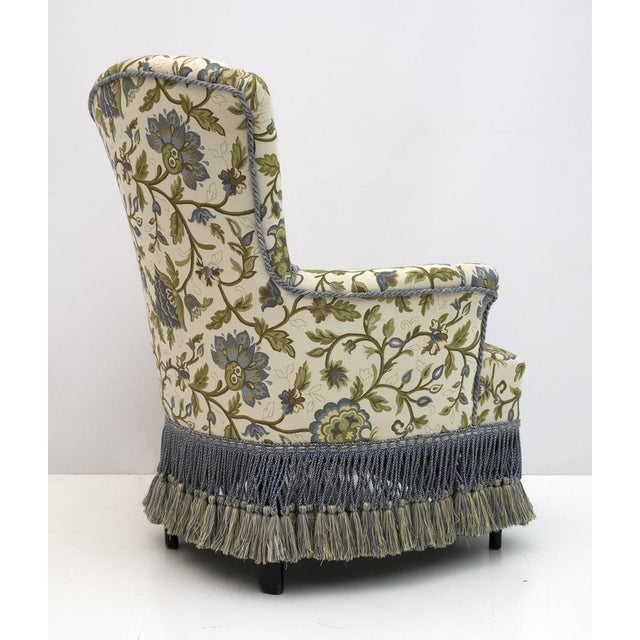 19th Century Napoleon III Brocade Sofa & Armchairs, Set of 3 For Sale - Image 12 of 18