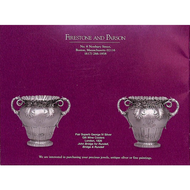 [10] pp. 2000 5" x 6 3/4" Stapled wraps Firestone and Parson is a family-run business located on Arlington Street in...