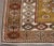 Turkish Eagle Kazak Style Rug, with geometric design on an olive green ground. 6' 6.5" L x 3' 7.5" W. Provenance: From an...