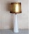Vintage White Murano Glass Table Lamp, 1955 For Sale - Image 4 of 10