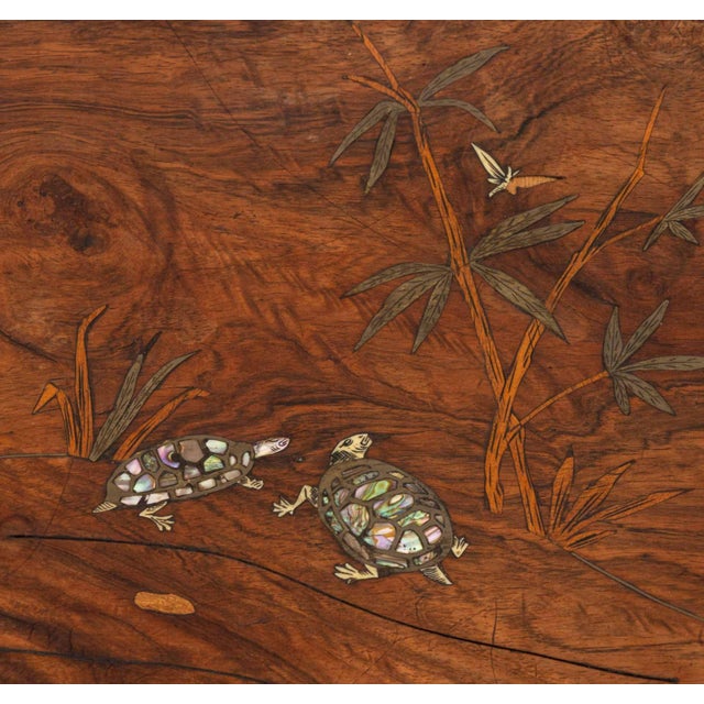 Set of Four French Japonisme Quartetto Tables For Sale - Image 14 of 17