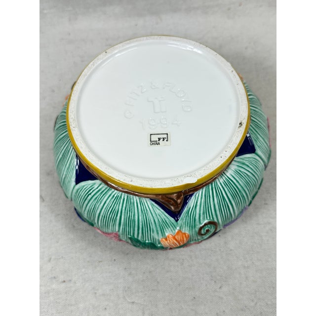 Vintage Hand Painted Cachepot For Sale - Image 10 of 10