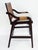 Modern Interlude Home "Delray" Counter Stool With Rattan, Mahogany in Chestnut Finish For Sale - Image 3 of 13