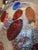 Glass Hand Blown Murano Glass Sculpture on Case Block With Bubble Inclusion and Original Metal Murano Tag For Sale - Image 7 of 8