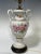 Late 19th century Meissen porcelain snake handled vase fitted as lamp, The classical baluster form lamp is hand painted in...