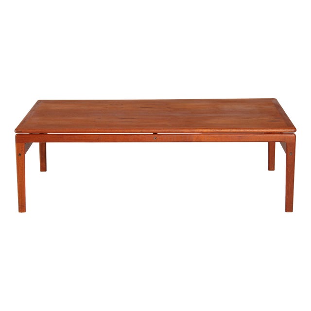 Large Mid-Century Danish Teak Coffee Table from Trioh, 1960s For Sale