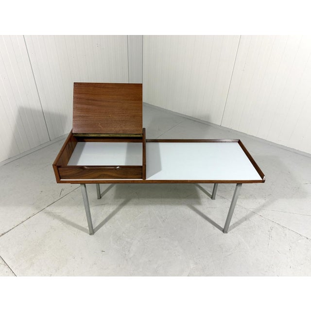 Metal Telephone Bench Hall Bench, 1960s For Sale - Image 7 of 15