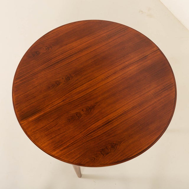 Brown Extendable Table in Rosewood by Johannes Andersen for Uldum Møbelfabrik, 1960s For Sale - Image 8 of 15