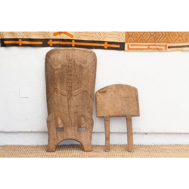 Wood West African Safari Folding Carved Chair For Sale - Image 7 of 8