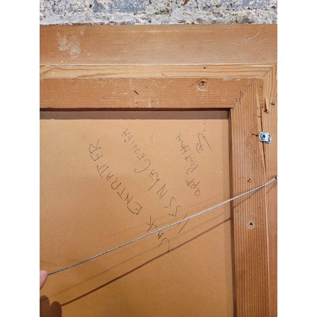 Emilio Grau-Sala -Le Havre Beach North of France 1965 Oil Painting For Sale - Image 12 of 12