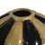 Ceramic Art Deco Hollywood Regency Black & Tan Fluted Ceramic Vase Pair For Sale - Image 7 of 16