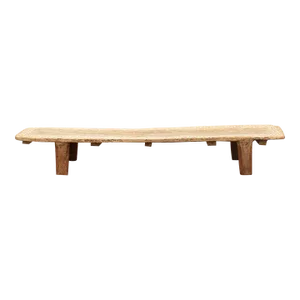 Primitive Inlaid Tribal Naga Table or Bench