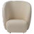 Haven Lounge Chair in Cream by Warm Nordic For Sale