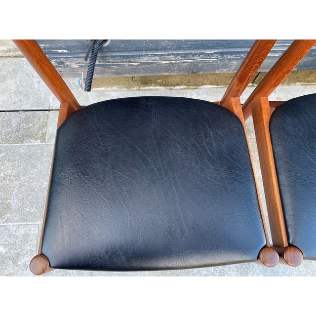Scandinavian Chairs by Johannes Andersen for Vamø, 1960s, Set of 4 For Sale - Image 14 of 18