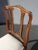 Six Vintage French Country Oak White Dining Room Chairs For Sale In Los Angeles - Image 6 of 12